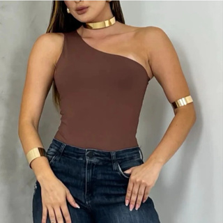 Body Feminino Mula Manca Suplex Bory Moda Blogueira Com Forro em Oferta na Shopee