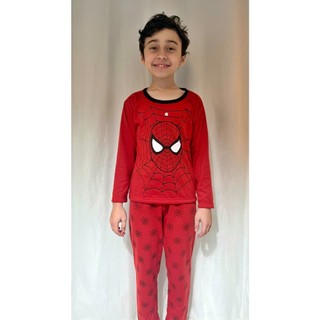 PIJAMA MANGA LONGA INFANTIL HEROIS PIJAMA MANGA LONGA HOMEM ARANHA PIJAMA HULK