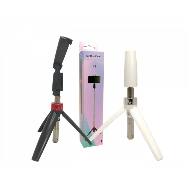 Bastão Tripé De Selfie Led Bluetooth Retrátil Para Celular com Controle Wireless Y9
