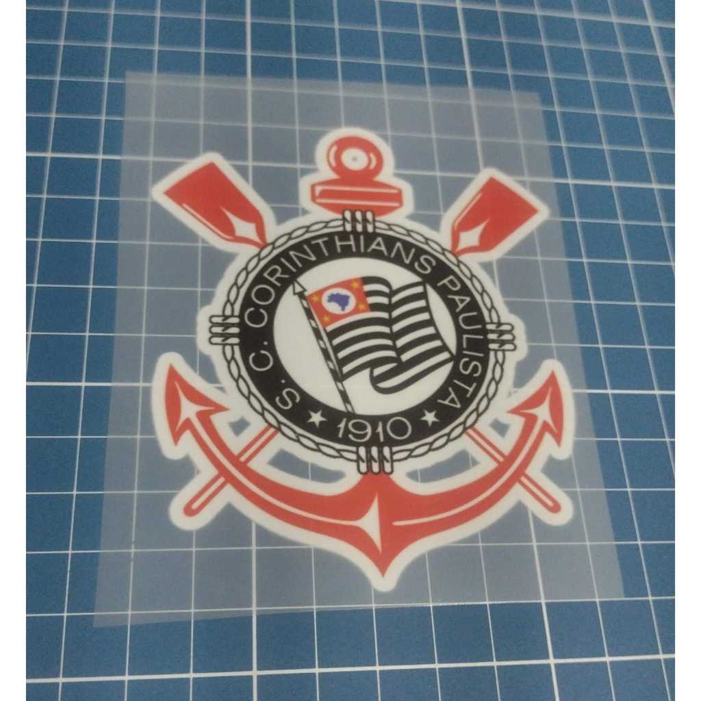 Corinthians Adesivo Têxtil Termocolante 13 cm X 16 cm Atenção quanto a aplicação na descrição em Oferta na Shopee