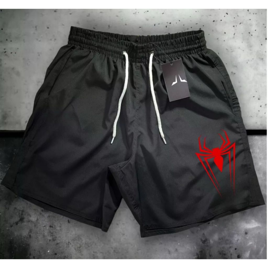 Bermuda Masculino Mauricinho Modelo Academia - Aranha 02 - Esportivo Ideal para lazer praia e esportes