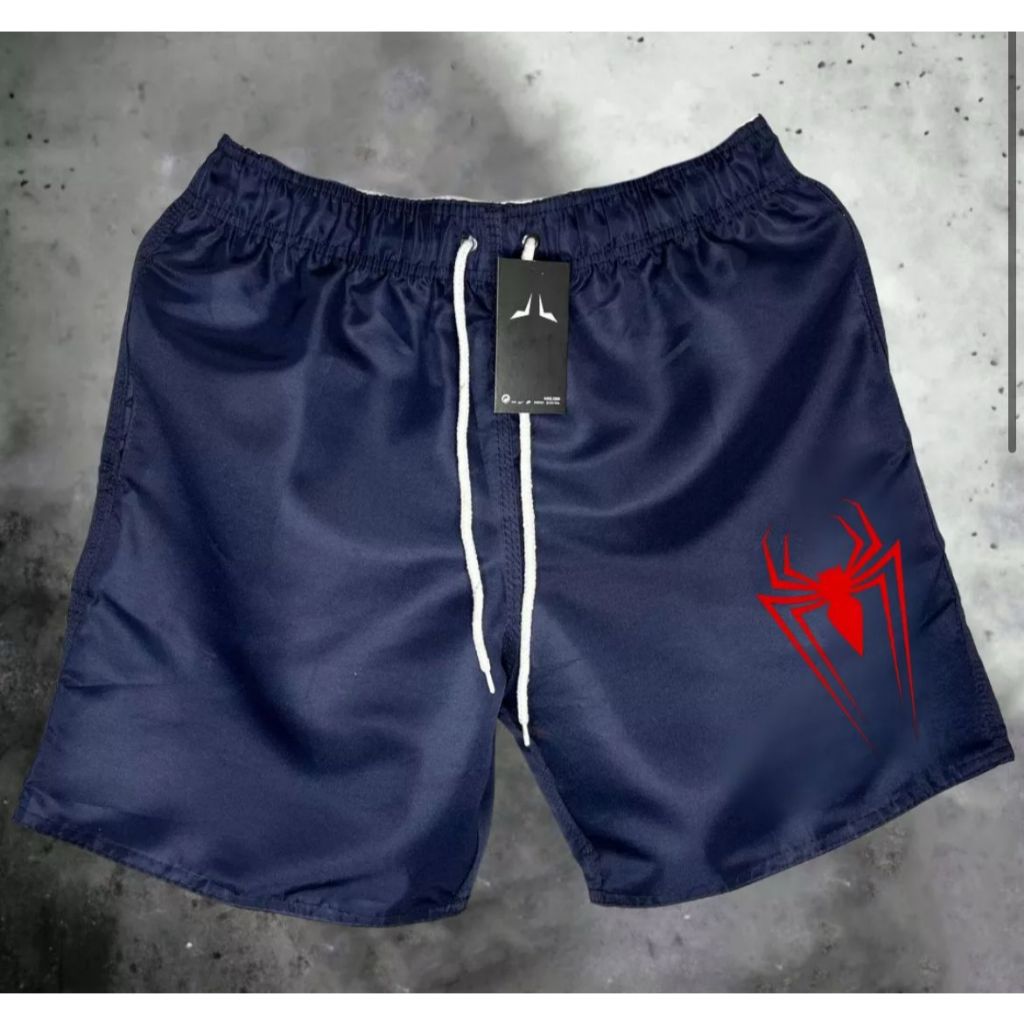 Bermuda Masculino Mauricinho Modelo Academia - Aranha 02 - Esportivo Ideal para lazer praia e esportes