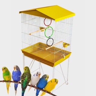 Gaiola PERIQUITO Viveiro para CALOPSITA mais ACESSORIOS Argola Colorida Comedouro Mansa TETO PLASTICO CORES em Oferta na Shopee