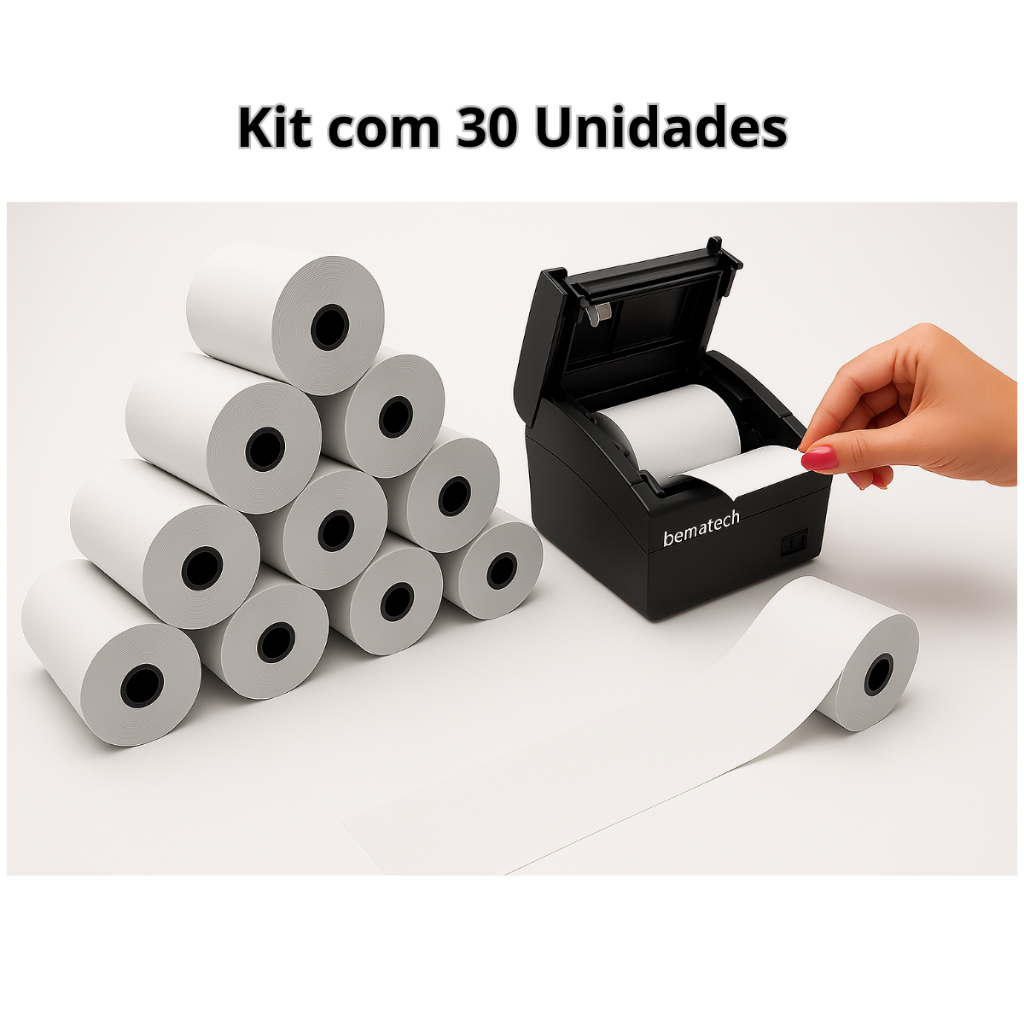 Bobina Térmica 80x40 Branca: Onde Comprar | BuscaProdutos