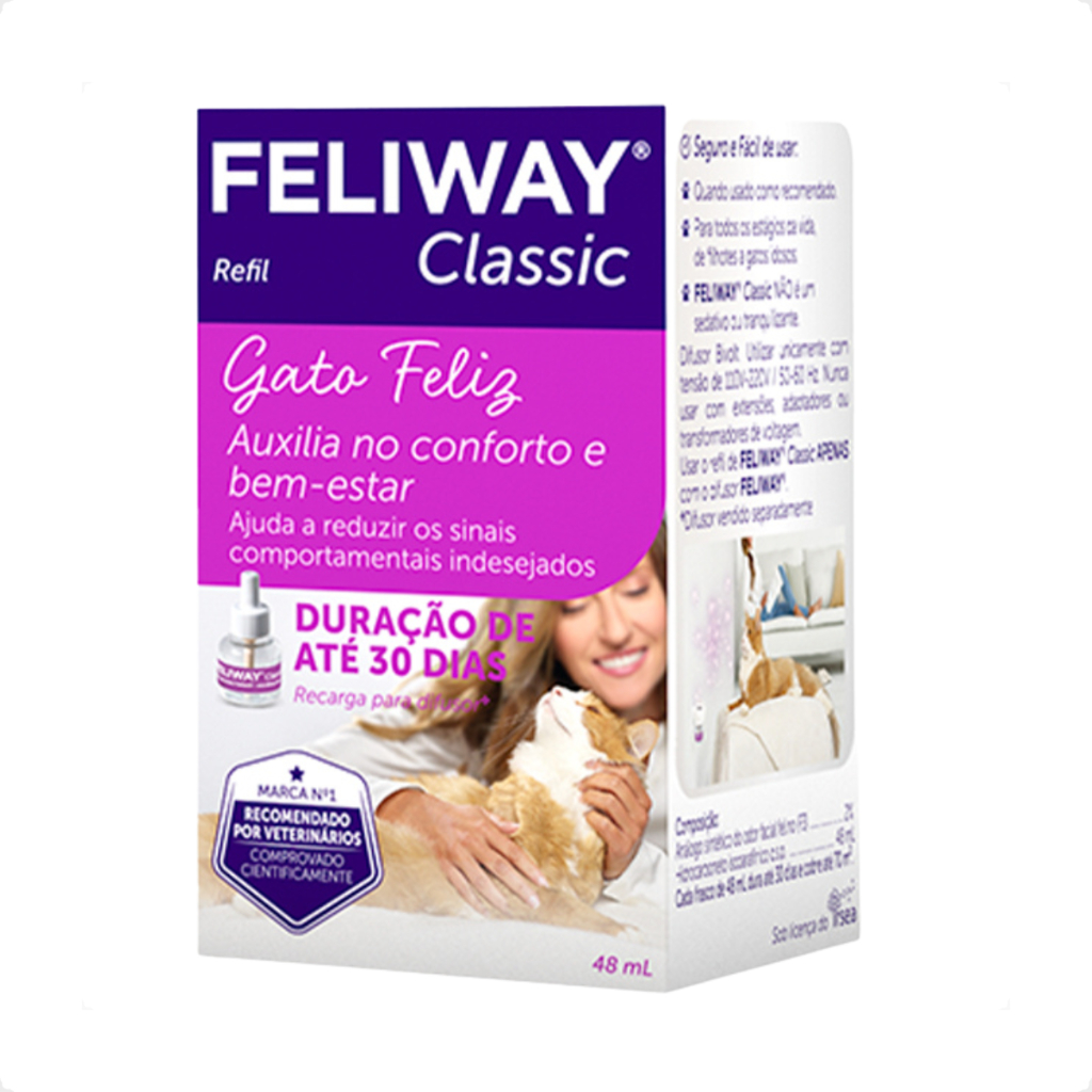 Feliway Classic Ceva Refil para Difusor Elétrico - 48 mL