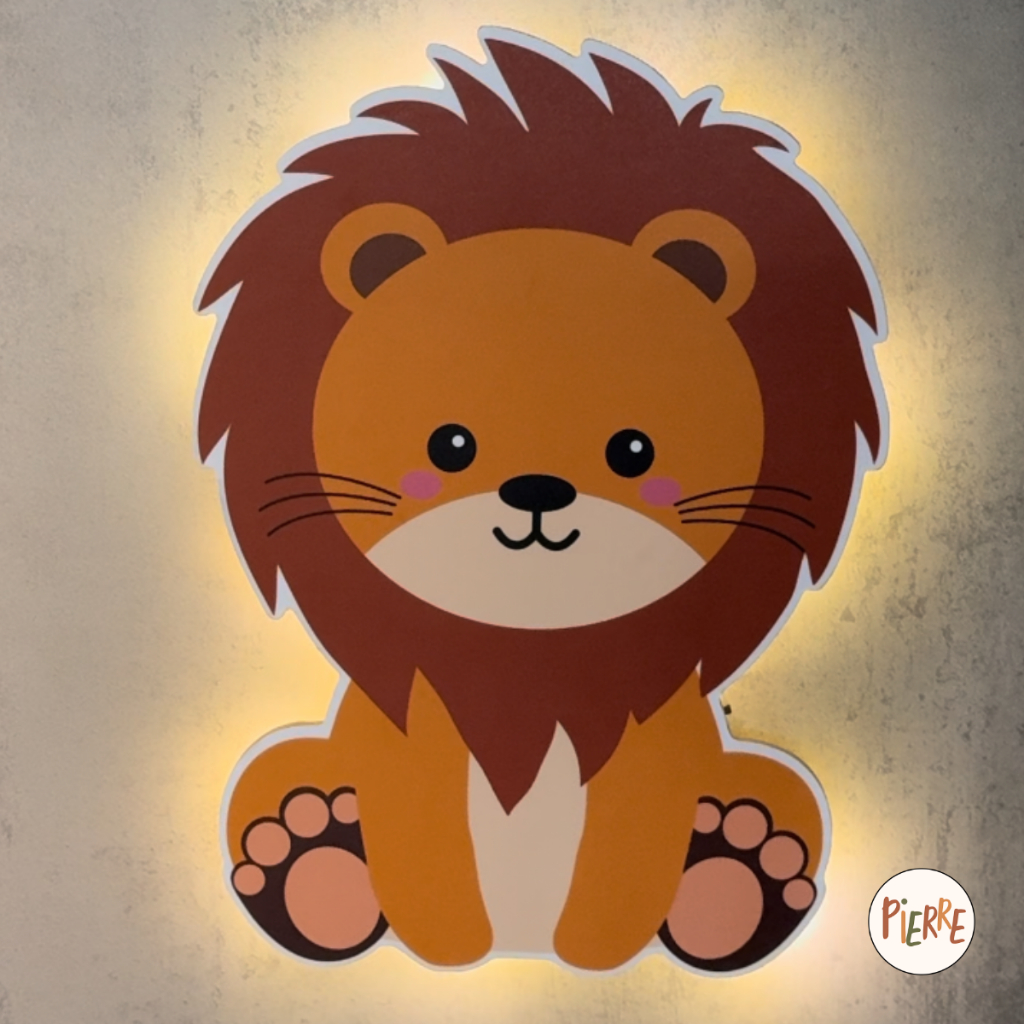 Luminária Animais Safari com LED