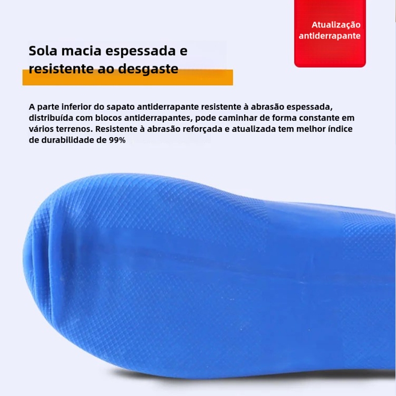 Protetor De Sapato Impermeável De Silicone Capa de Chuva Para Tênis Colorido e Unisex Joven e Adulto — imagem 2 de 2