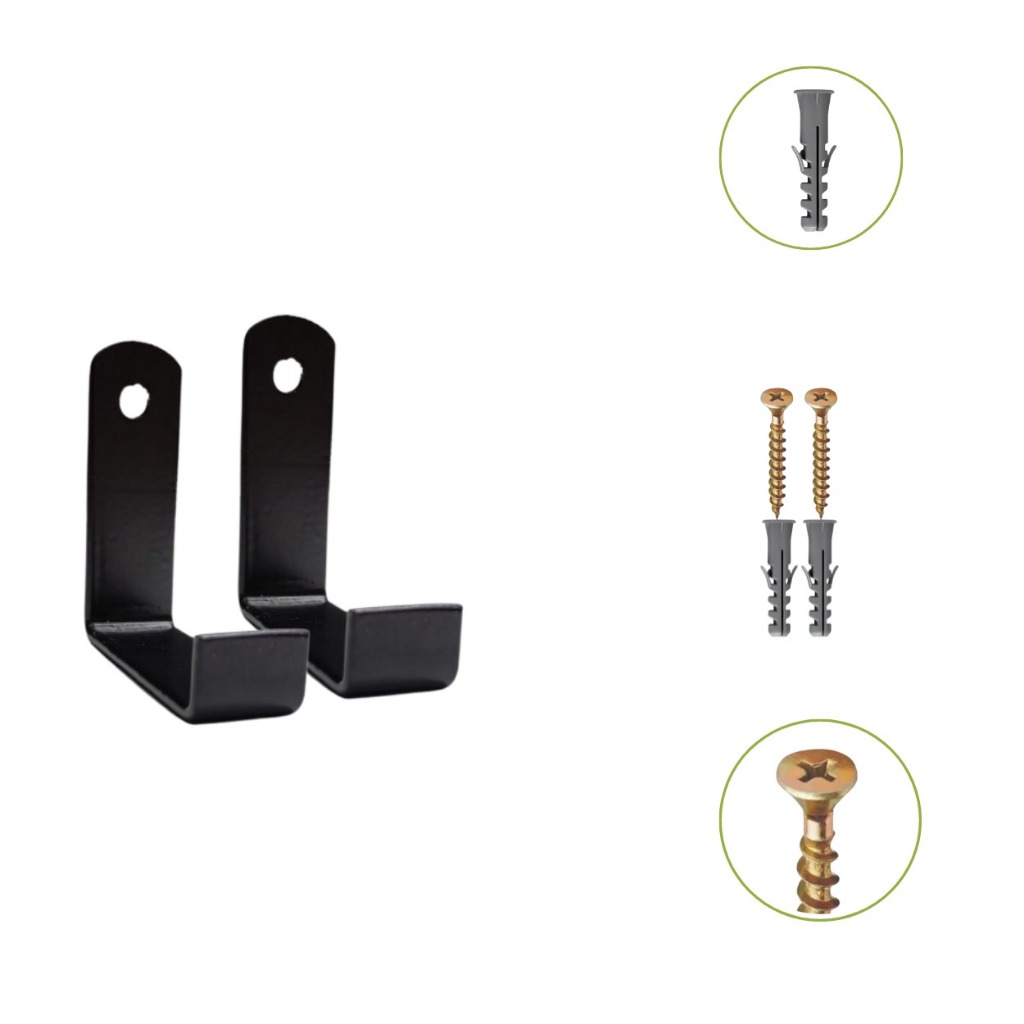 Gancho de Parede Multiuso Suporte Reforçado Varias Utilidades Metalize em Oferta na Shopee