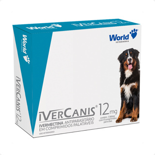 IverCanis 12mg para Cães de 60Kg - Blíster 4 Comprimidos em Oferta na Shopee