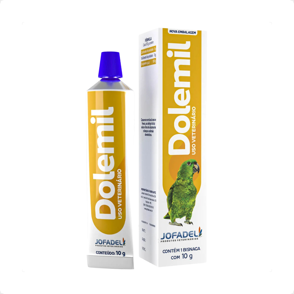 Dolemil Jofadel Pomada para Pássaros - 10 g em Oferta na Shopee