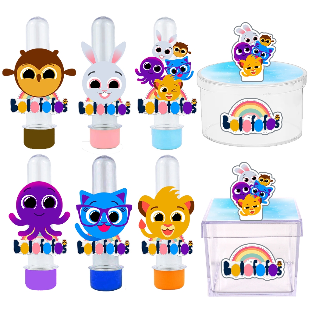 Kit 30 Bolofofos ( Tubetes, Caixinhas, Latas) - 10 De Cada