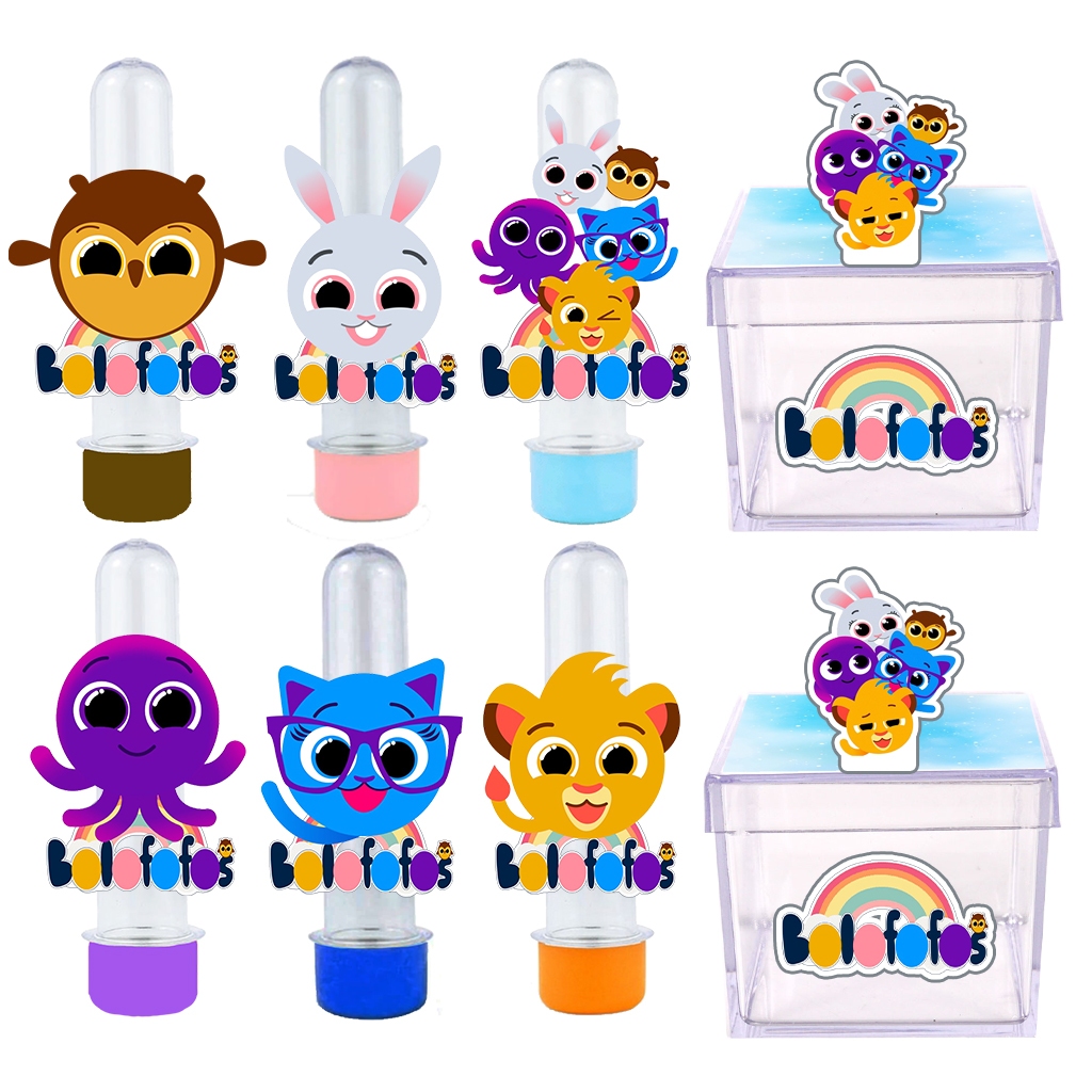Kit 30 Bolofofos ( Tubetes, Caixinhas) 15 De Cada
