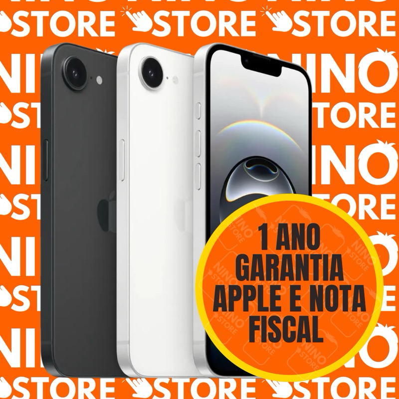 Celular iPhone 16e 128gb ou 256gb - Lacrado 1 Ano de Garantia Apple