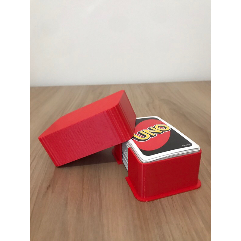 Case Baralho Caixa Box para BARALHO UNO Organizador de Cartas Estojo Minimalista Uno Impressao 3d