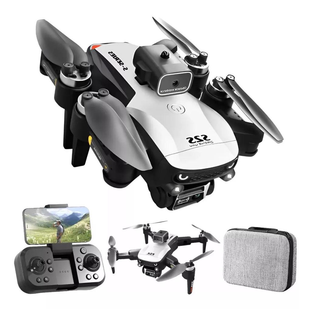 Drone S2S 8K Dual Câmera, Motores Brushless,  25min Voando, Obstacle Avoidance, Dobrável - Presente em Oferta na Shopee
