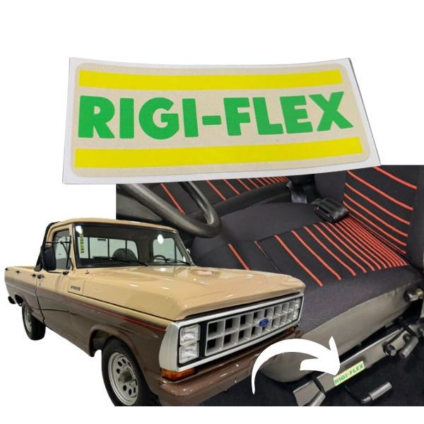 ADESIVO RIGI-FLEX BANCO FORD F1000 / ADESIVO CONSOLE LATERAL BANCO F1000