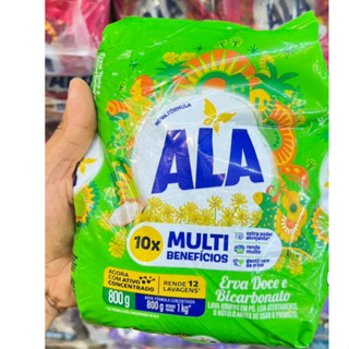 Sabão em Pó Ala Kit 4 unidade de 800g cada Lava Roupas diversos em Oferta na Shopee