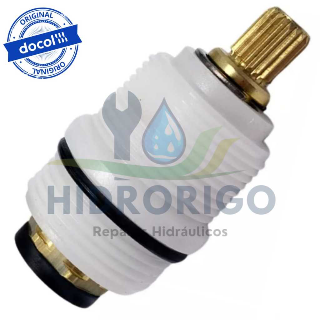 Reparo Cartucho Plástico Sextavado Longo P/ Torneira / Misturador Itapema Docol Original - 21991300