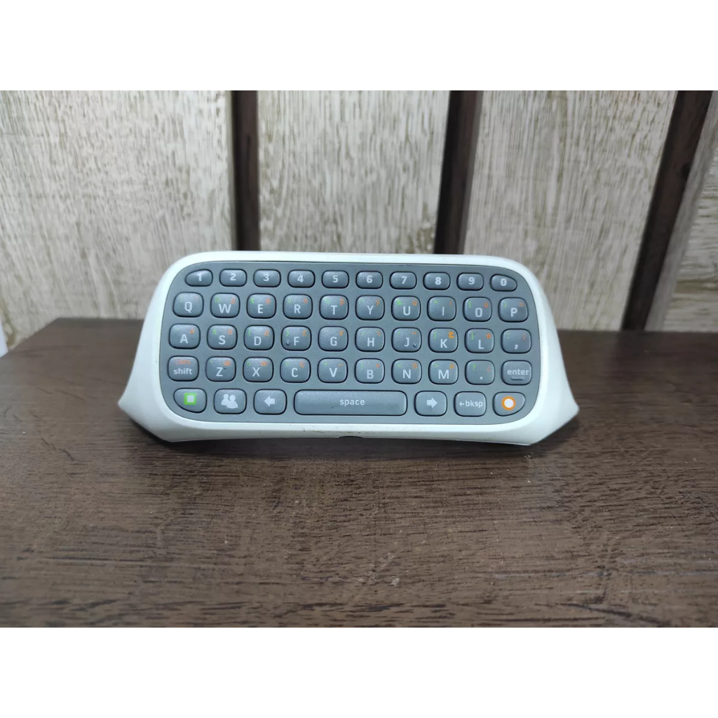 Teclado Chatpad Branco Controle Xbox 360 Original Microsoft