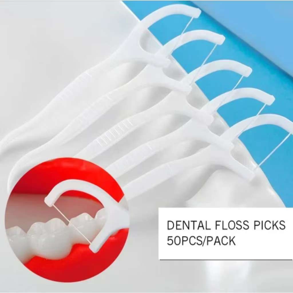 fio dental com haste de limpeza interdental para limpeza de aparelho — imagem 2 de 2