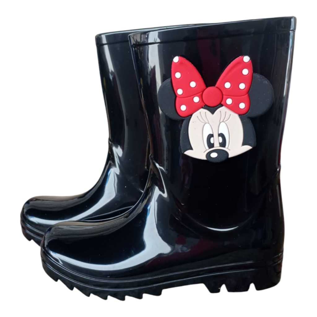 Galocha Bota de Chuva  Cano Alto 17CM Confortável Impermeável Infantil Juvenil