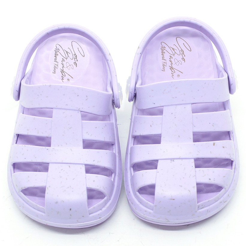 Sandália Babuche Papete Chinelo Infantil Plugt Menina Pop Leve Confortável Macio Básico Fibras Naturais Lilás em Oferta na Shopee