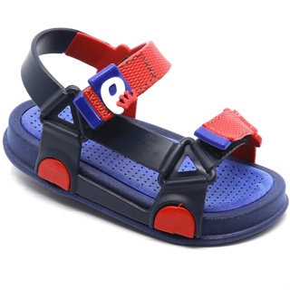 Sandália Papete Plugt Infantil Menino Bora Bora Básica Azul Marinho Vermelho em Oferta na Shopee