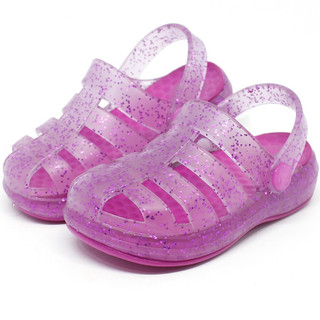 Sandália Babuche Papete Chinelo Infantil Plugt Menina Pop Transparente Glitter Rosa Pink em Oferta na Shopee