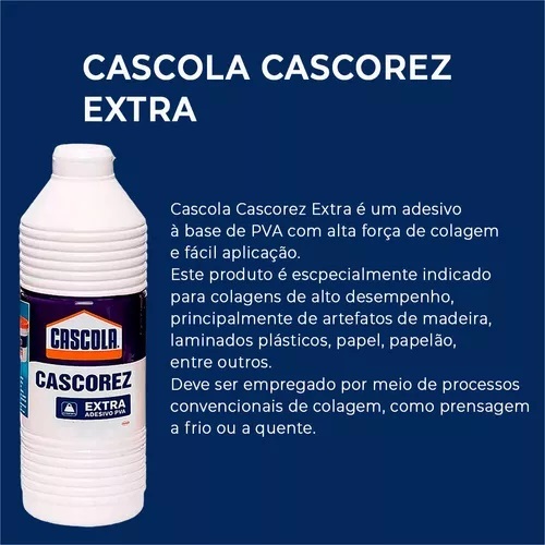Cola Branca Cascorez Adesivo PVA Extra Forte 1 Kg
