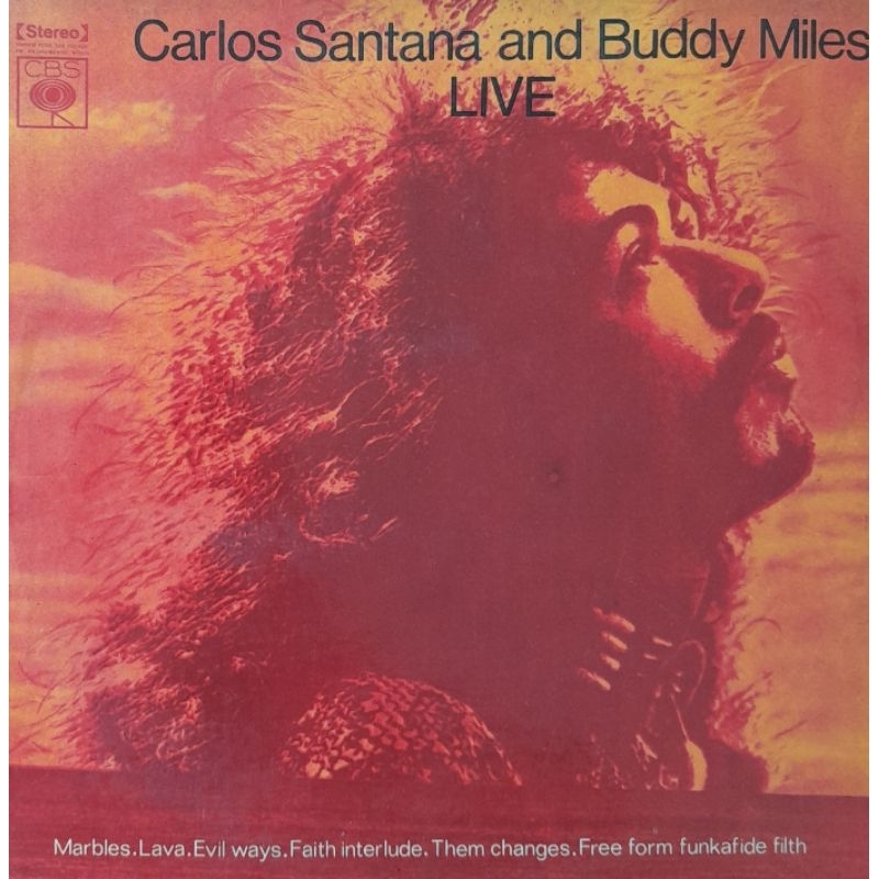 Carlos Santana & Buddy Miles! Live!-lp 1a prensagem-vinil