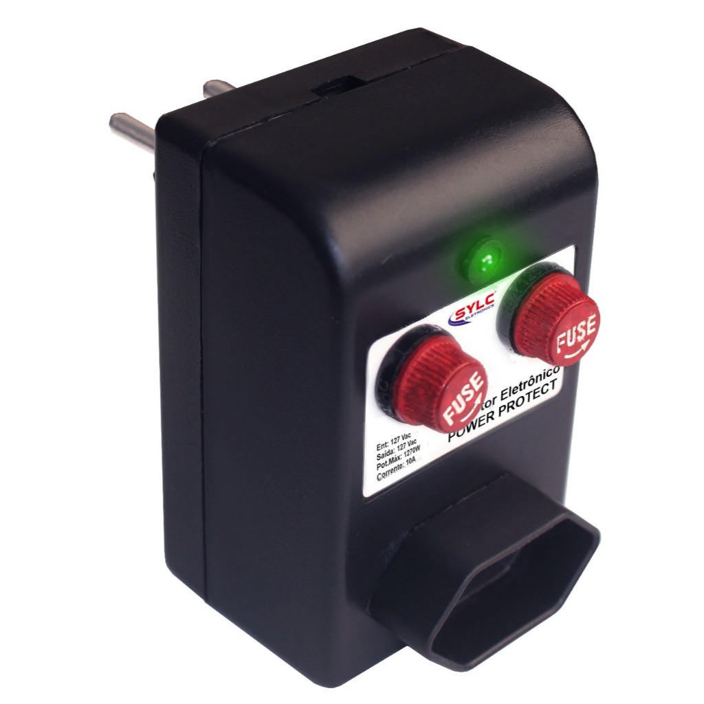 Protetor Contra Surtos TV/Game/PC Aparelhos Elétricos 127v em Oferta na Shopee