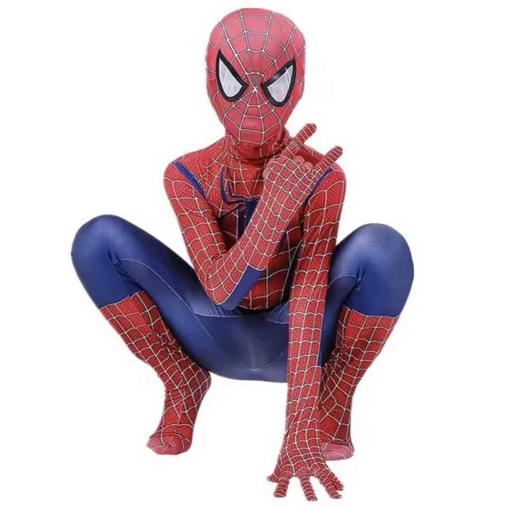 Fantasia Homem Aranha macacão - Tam 2 ao 10 em Oferta na Shopee
