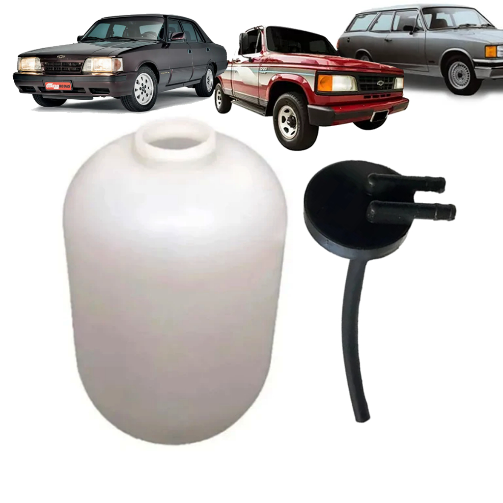 Reservatório Agua Radiador GM Opala Caravan 1975 A 1992 D20 Apos 1992 Completo com Tampa e Mangueira em Oferta na Shopee