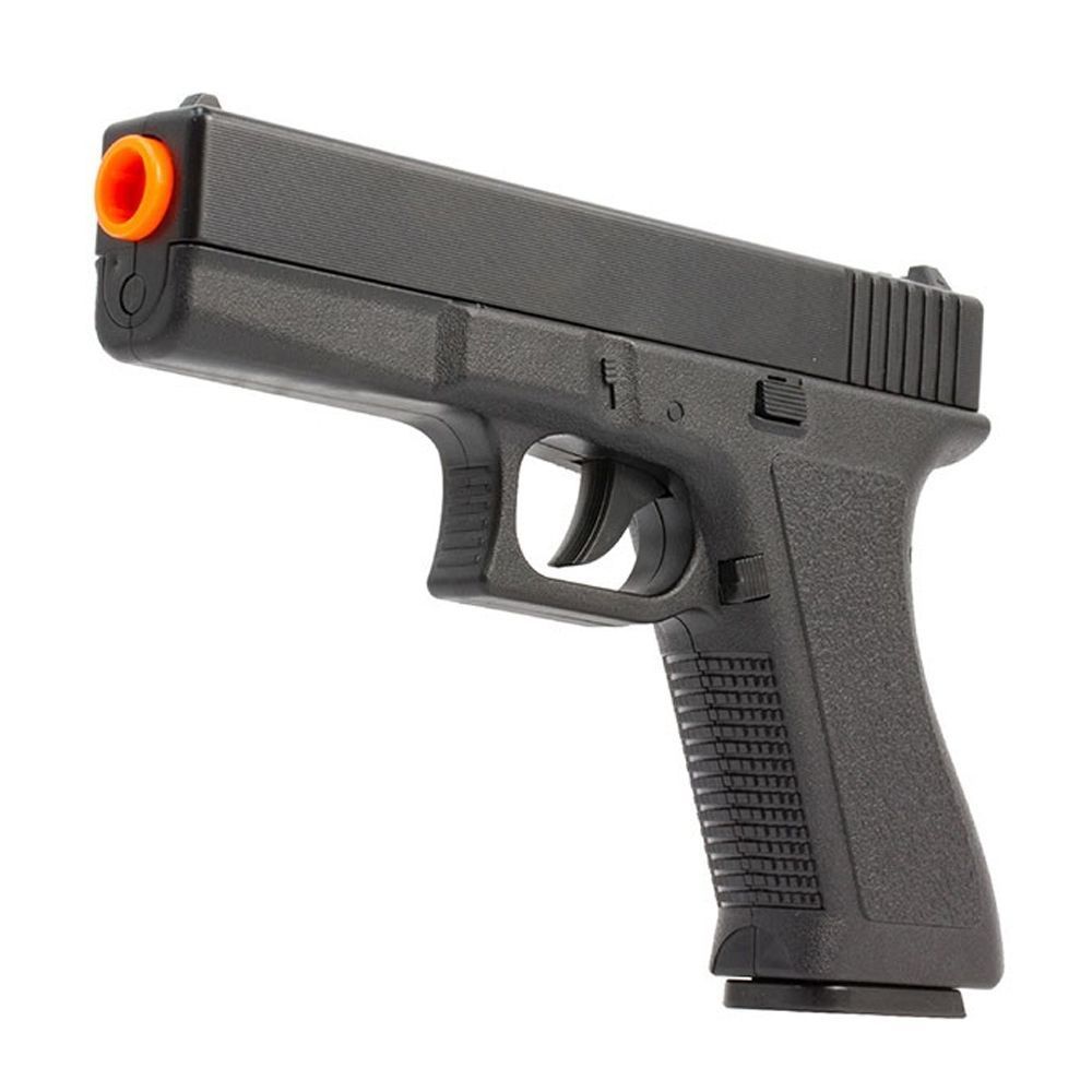 Detalhes do Pistola de Airsoft Spring V307 6mm – Vigor + Esferas 0,12g