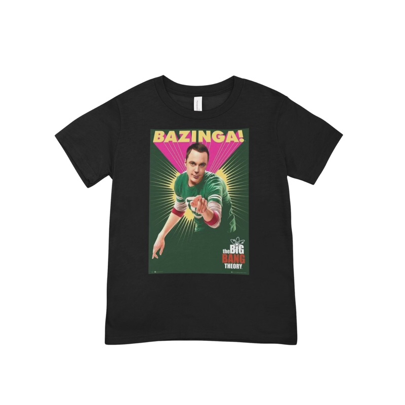 Camiseta Algodão Unissex Tshirt Sheldon Cooper Bazinga!