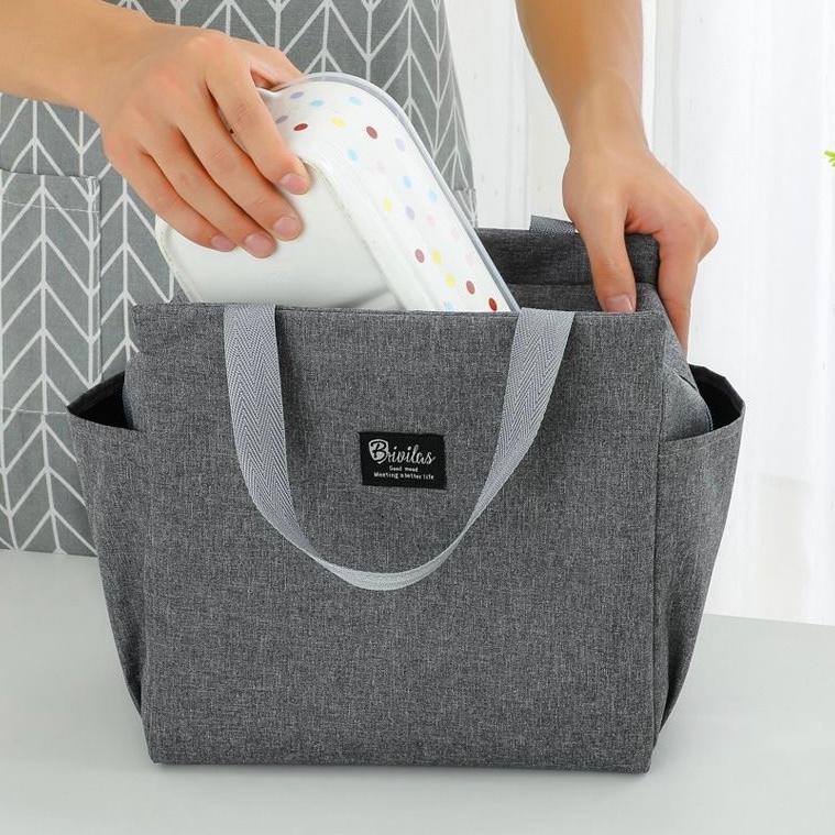 Bolsa Térmica Para Almoço Grande Capacidade Para Marmita Portátil Duravel Com Alça Duplas em Oferta na Shopee