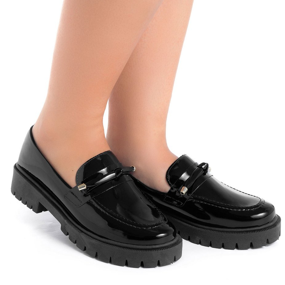 Sapato Mocassim Verniz Verde Menta Feminino Sola Tratorada Confortável Moda Lançamento Original em Oferta na Shopee