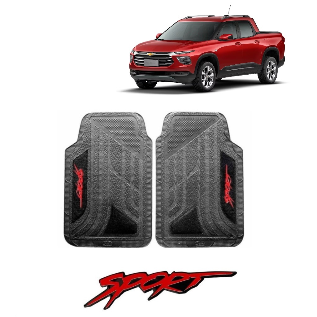 Tapete Borracha Pvc Automotivo Sport Montana Dubai Carro Modelo Universal Barato 4 peças