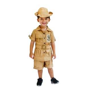 Fantasia Safari Masculino Infantil em Oferta na Shopee