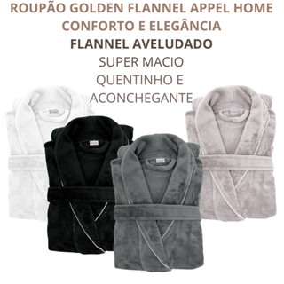 Roupão Flannel Toque de Seda Unissex Extra Macio Microfibra Quentinho Inverno Adulto em Oferta na Shopee