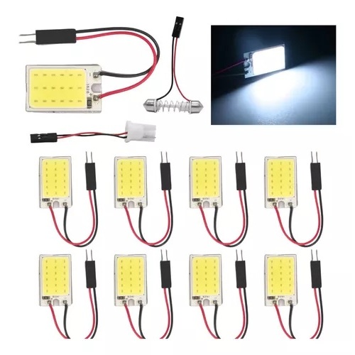 Kit 10 Placa Super Led Cob 16 Chips T10 Torpedo M4 Atacado em Oferta na Shopee
