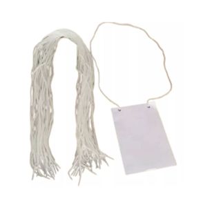 Cordão de Crachá Nylon Com Ponteira 85cm em Oferta na Shopee