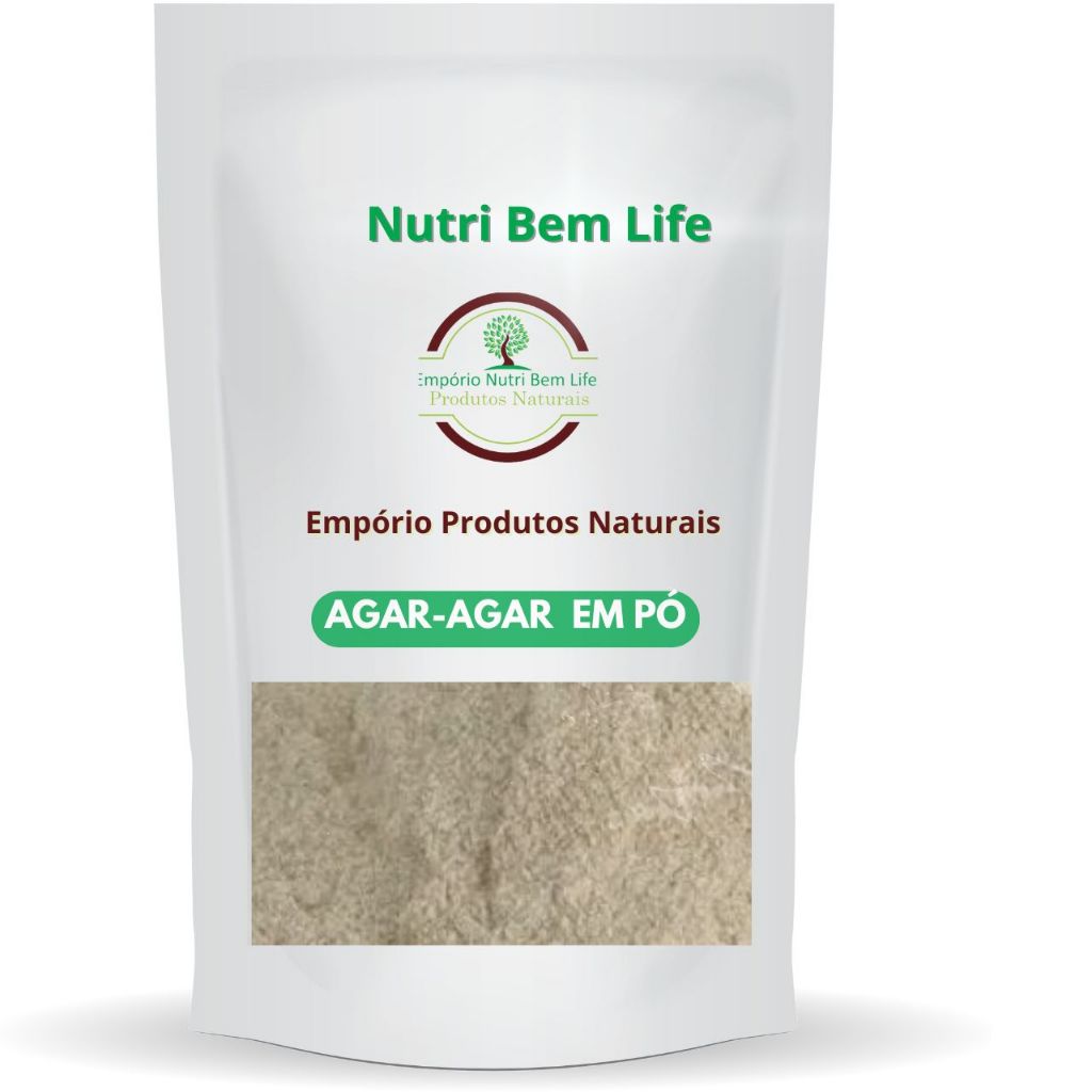 Agar Agar Gelatina Vegetal 100% Pura - (Gelatina Vegana) em Oferta na Shopee