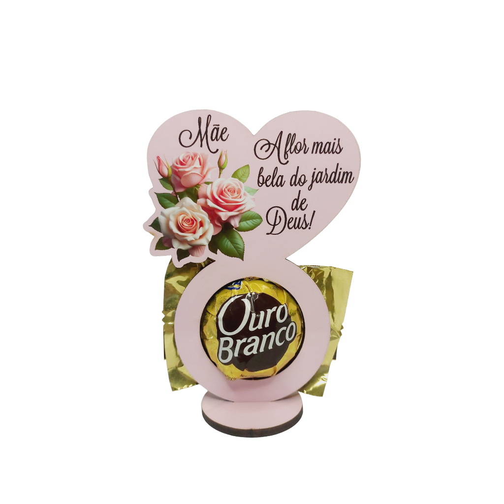 kit  Porta bombom dia das mães adesivado lembrancinha 20/30/40/50 un