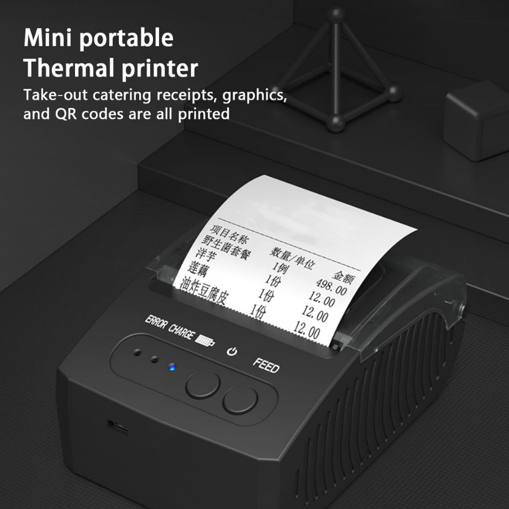 Mini Impressora Térmica 58mm P/ Celular Pc Ou Notebook