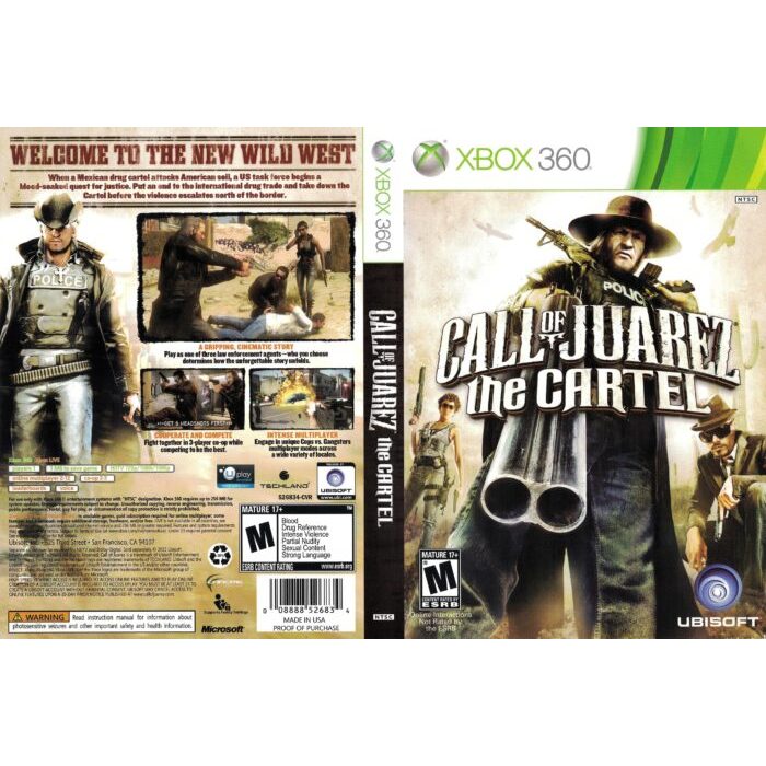 Jogo Call Of Juarez The Cartel - Xbox 360 - Lt. 3.0 - Desbloqueado