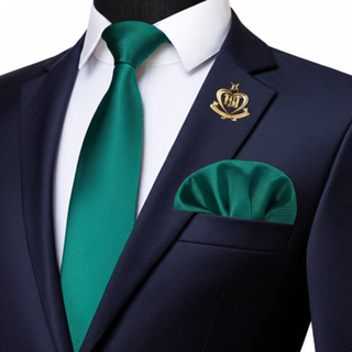 GRAVATA com Lenço Kit Verde Bandeira premium ENVIO IMEDIATO em Oferta na Shopee