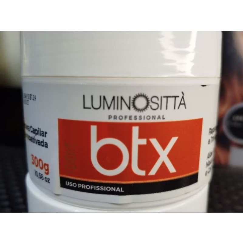 BTX Botox capilar BTX efeito liso e brilhoso-redutor de volume- luminosittà