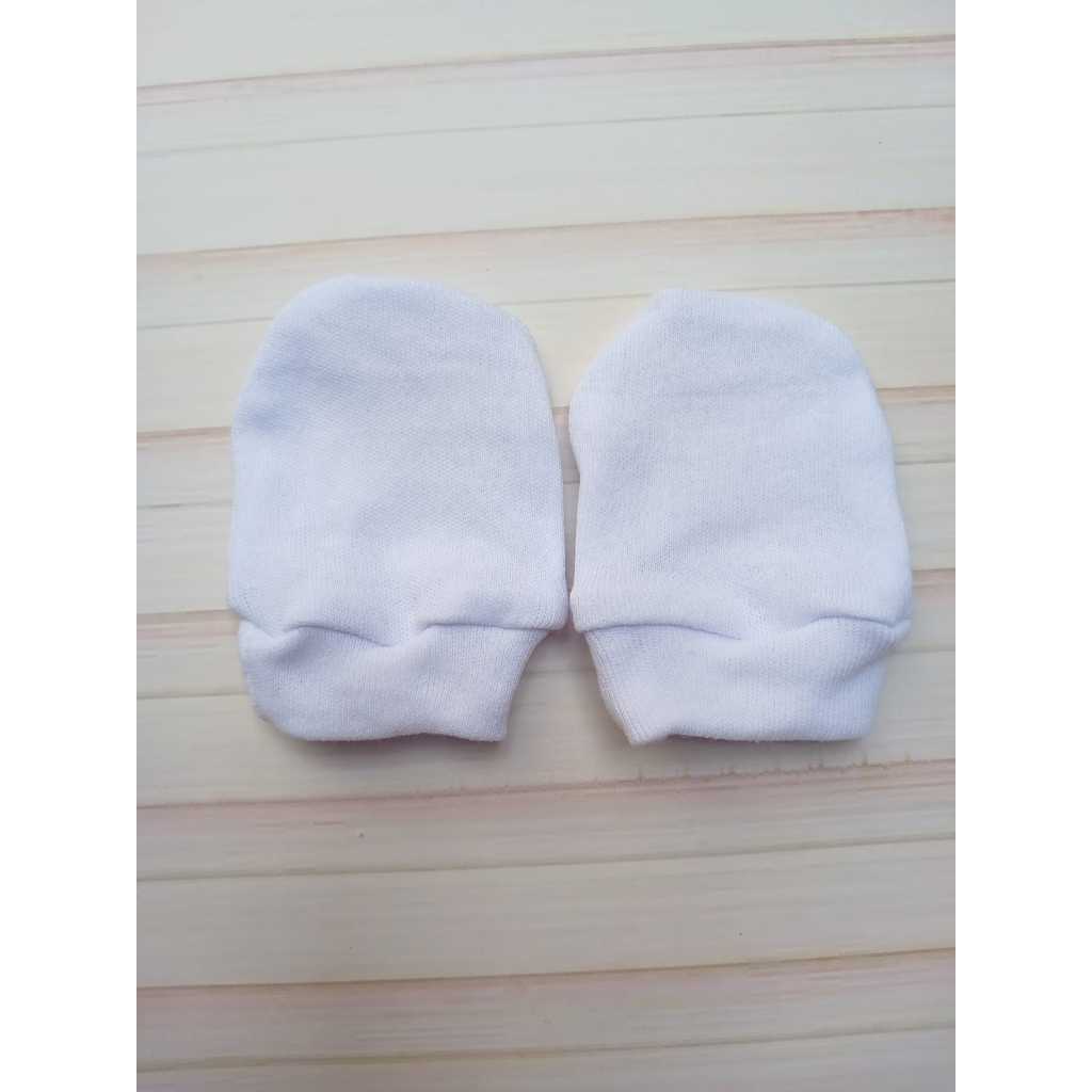 Kit com 5/10 pares de luvas RN, 100%algodão em Oferta na Shopee