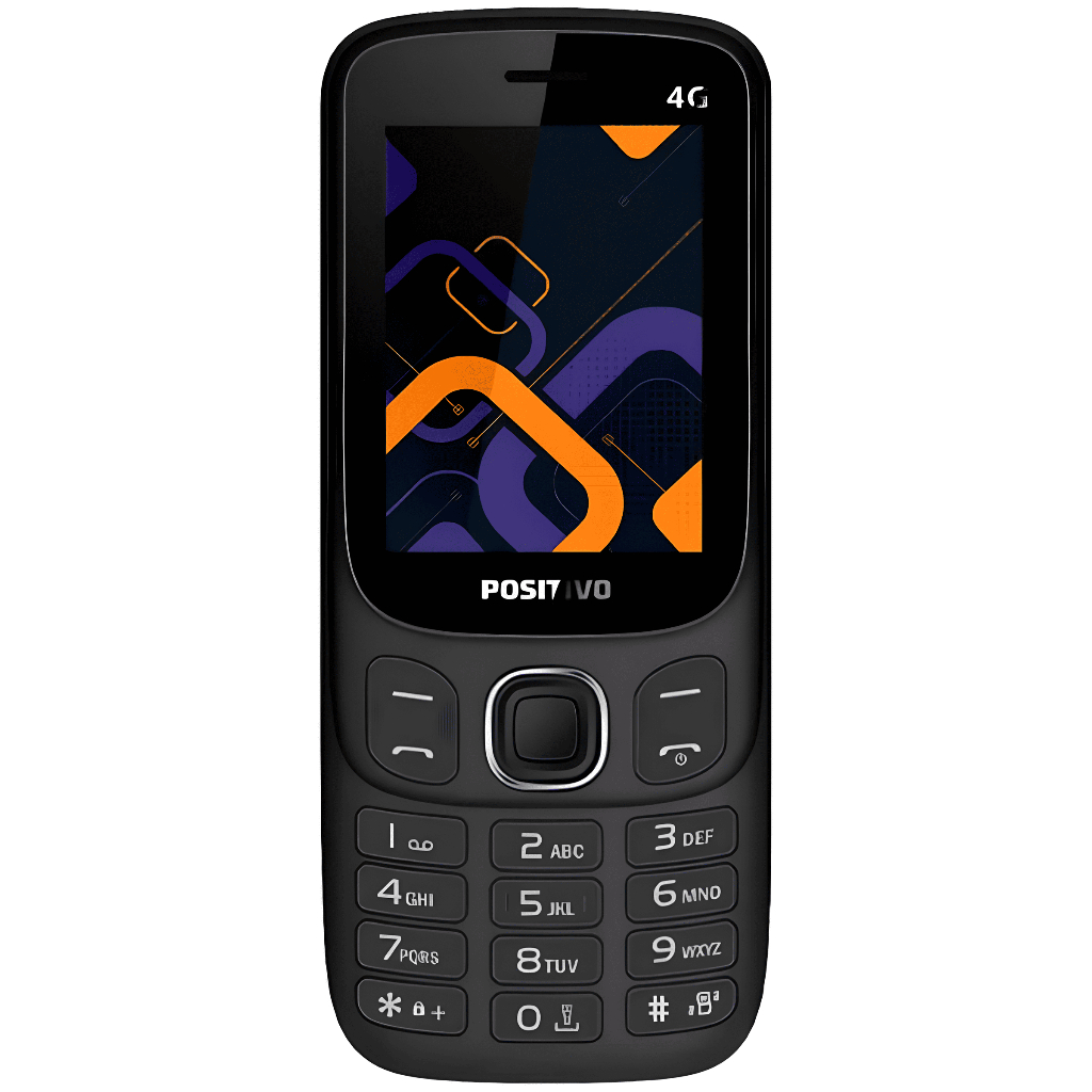 Celular Positivo P41  Preto 4G Dual Chip Rádio FM Para Idoso